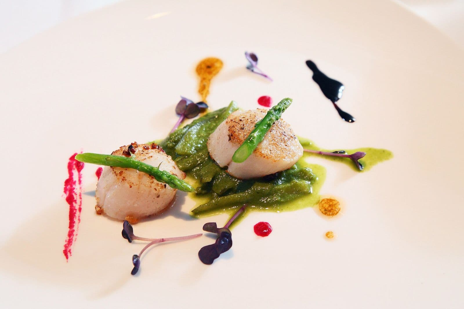 Beautifully plated fine-dining dish
