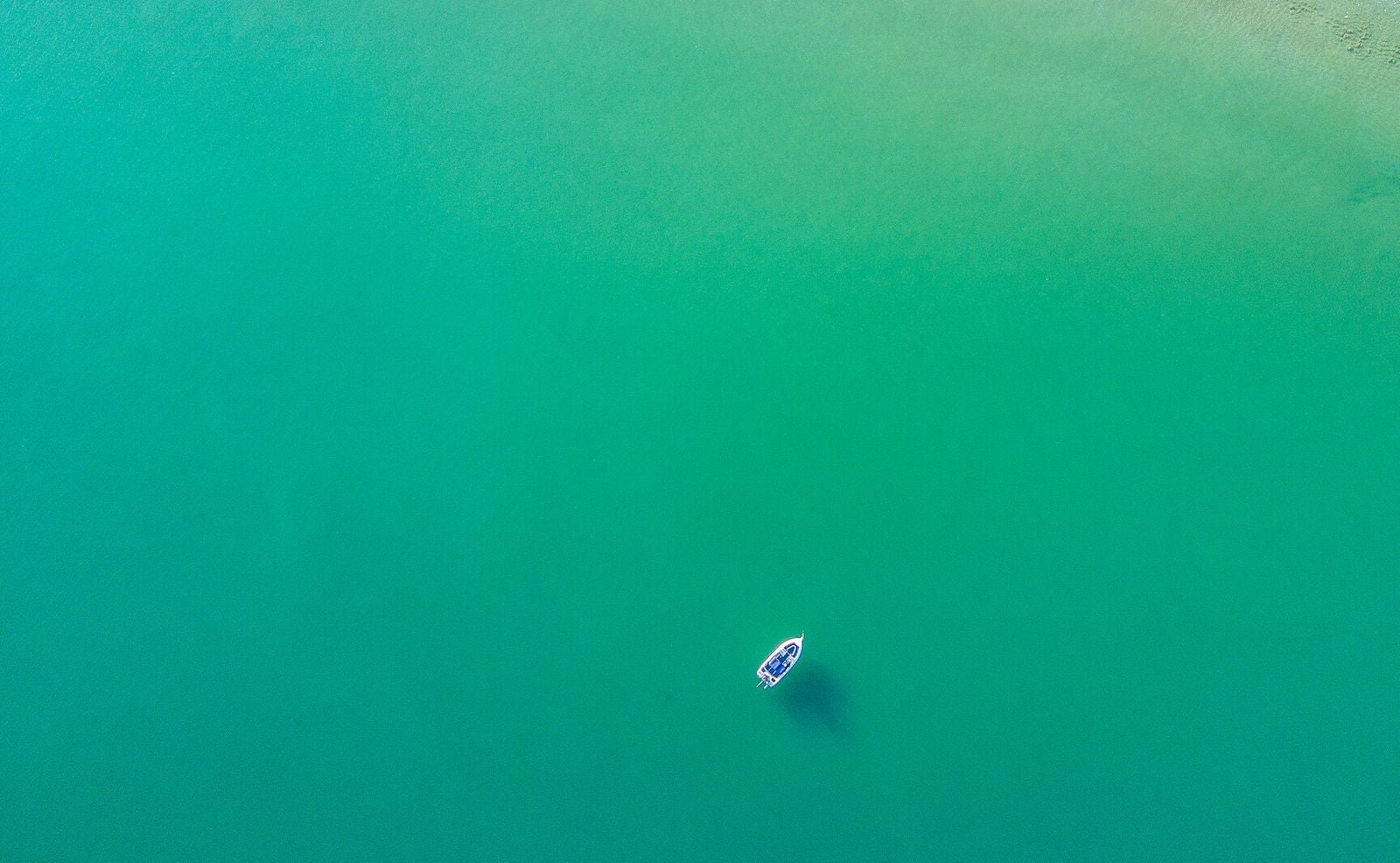 Aerial view of the ocean surface